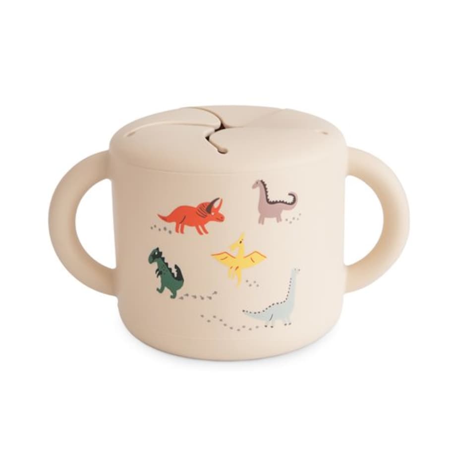 Mushie Kubek na Przekąski dla Dzieci 400 ml Dino