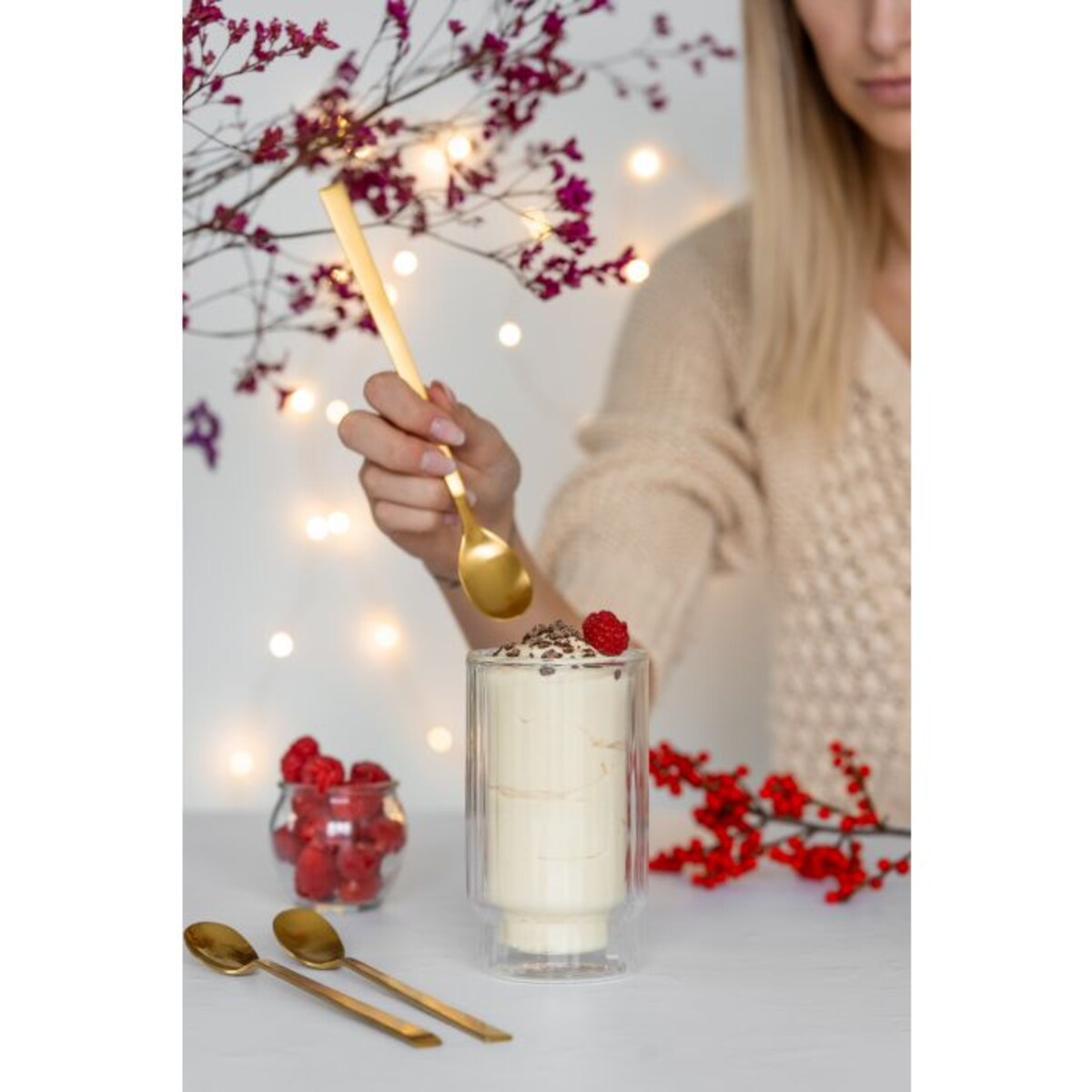 Łyżeczka coctailowa Vita Mat Gold zawieszka 27824