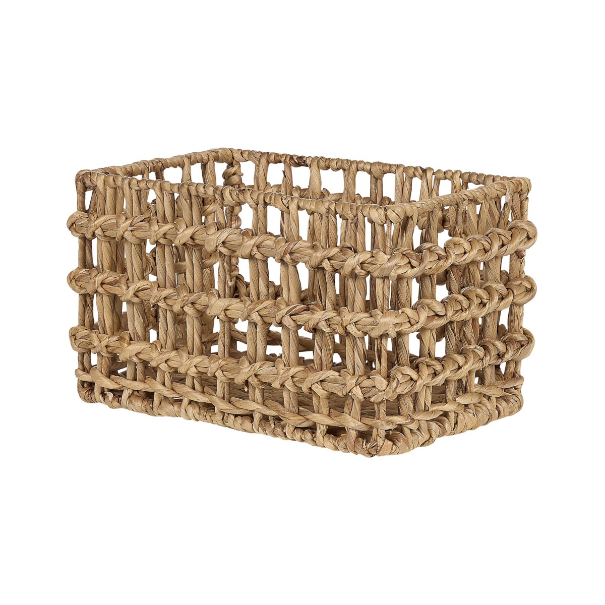 Zestaw 2 koszy z hiacyntu wodnego jasny DIAN