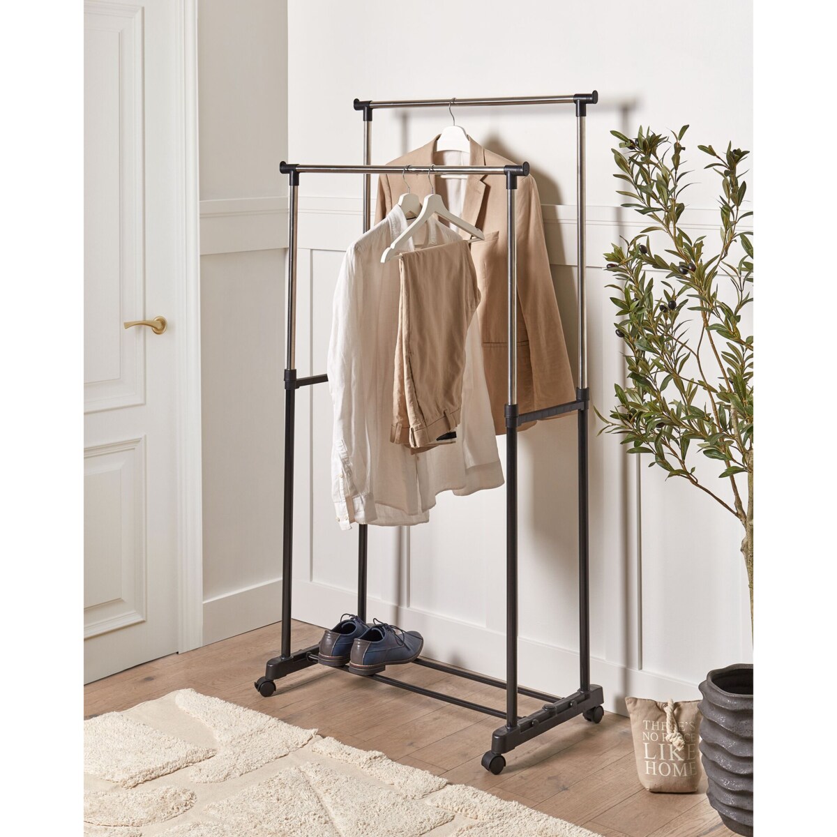 Wieszak stojący czarny GILMER