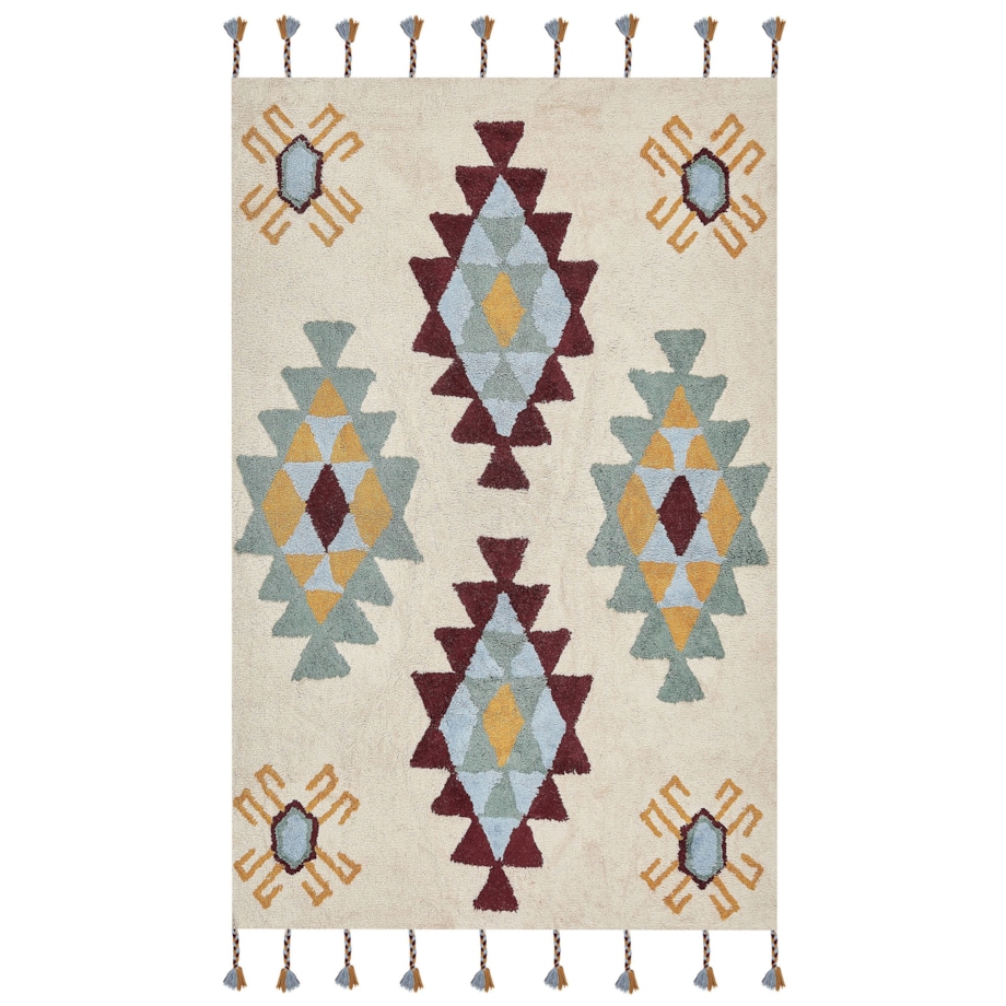 Dywan bawełniany 160 x 230 cm wielokolorowy DUZCE