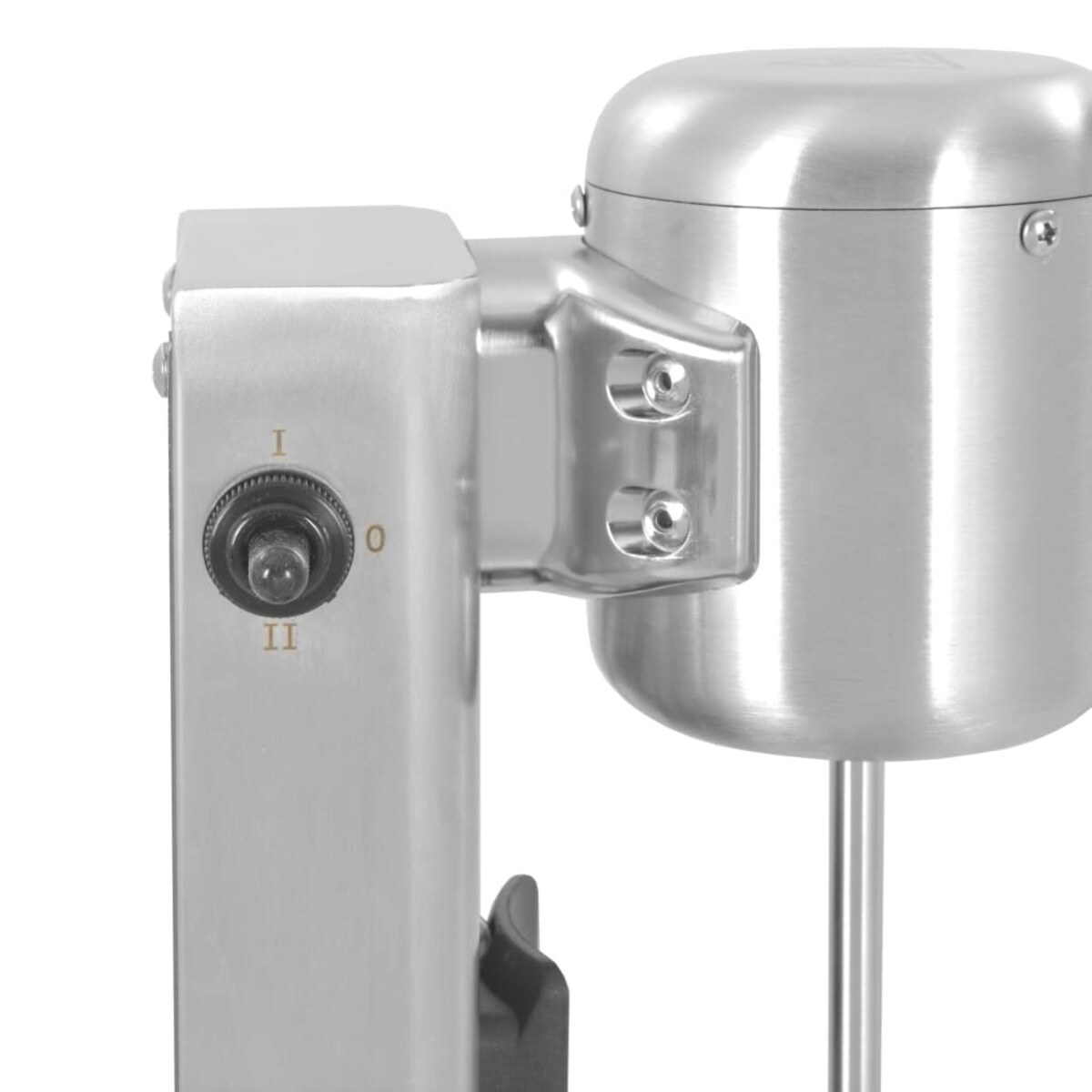 vidaXL Mikser do koktajli mlecznych z 2 kubkami, stal nierdzewna, 2 L