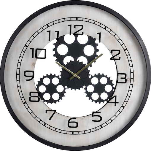 Zegar ścienny z mechanizmem zegara, 48 cm