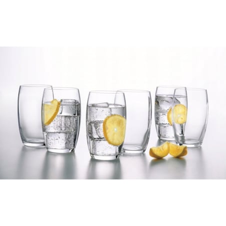 WYSOKA SZKLANKA 6x 375 ml LUMINARC na napoje wodę