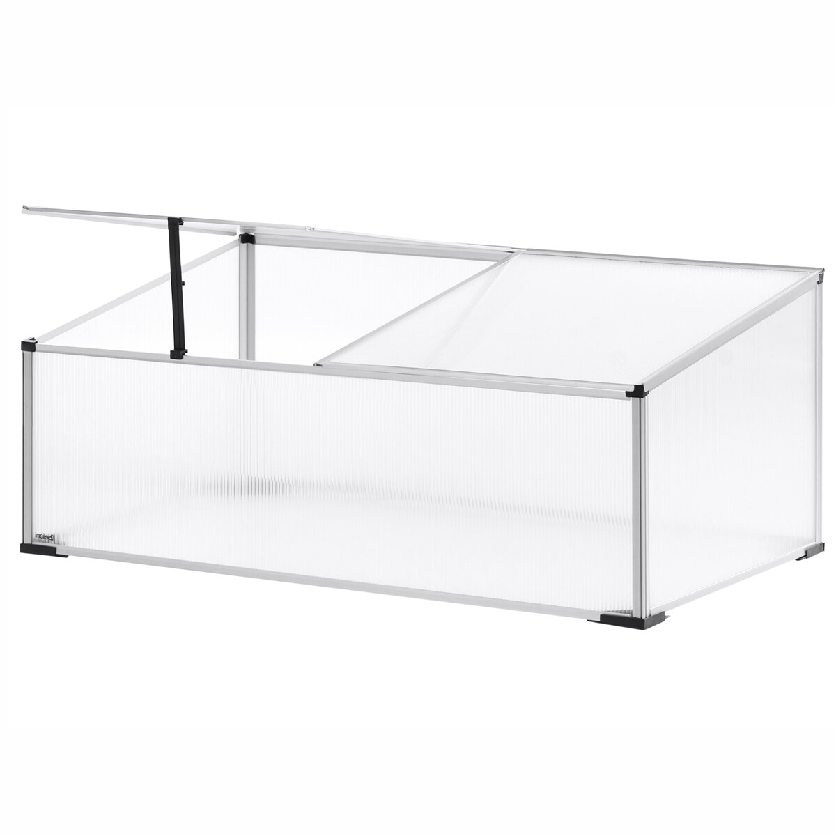 Szklarnia ogrodowa SERIFOS Srebrny 60 cm