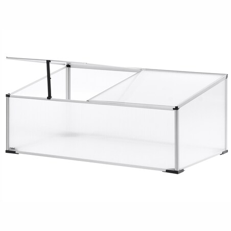Szklarnia ogrodowa SERIFOS Srebrny 60 cm