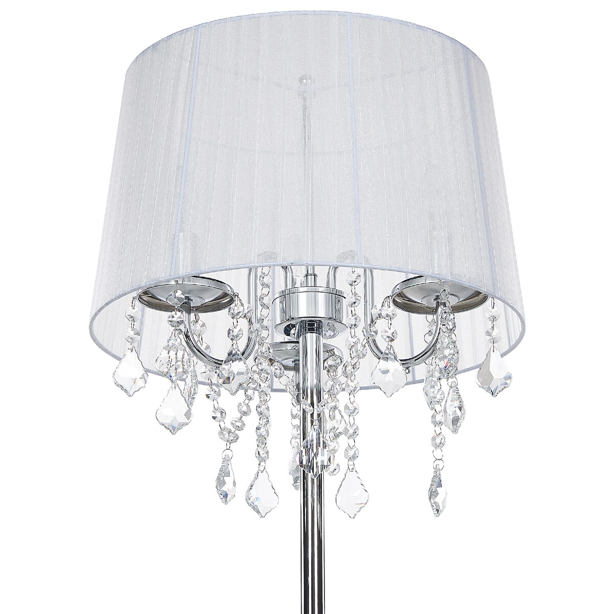 Lampa podłogowa EVANS Metal Biały