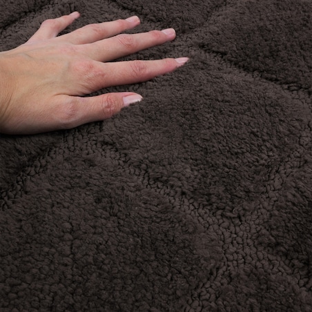 Zestaw 2szt Dywanik łazienkowy Soft 40x60 cm antypoślizgowy brązowy