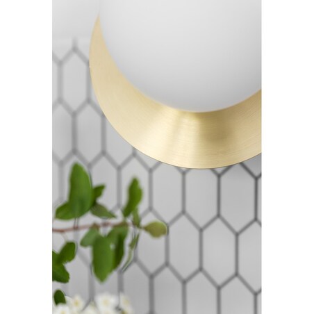 BORRA A mosiężna lampa ścienna / kinkiet z podwyższoną szczelnością IP44