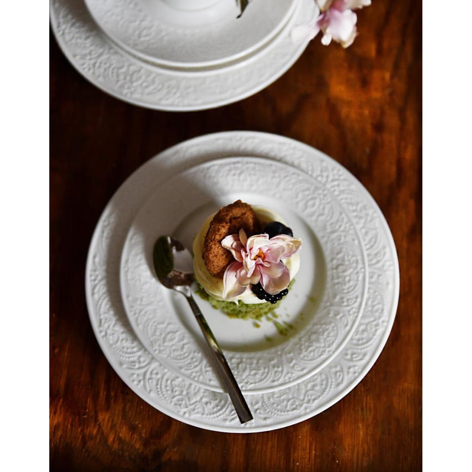 VILLA ITALIA Talerzyk deserowy śniadaniowy 20,5 cm porcelanowy GLORIETTA