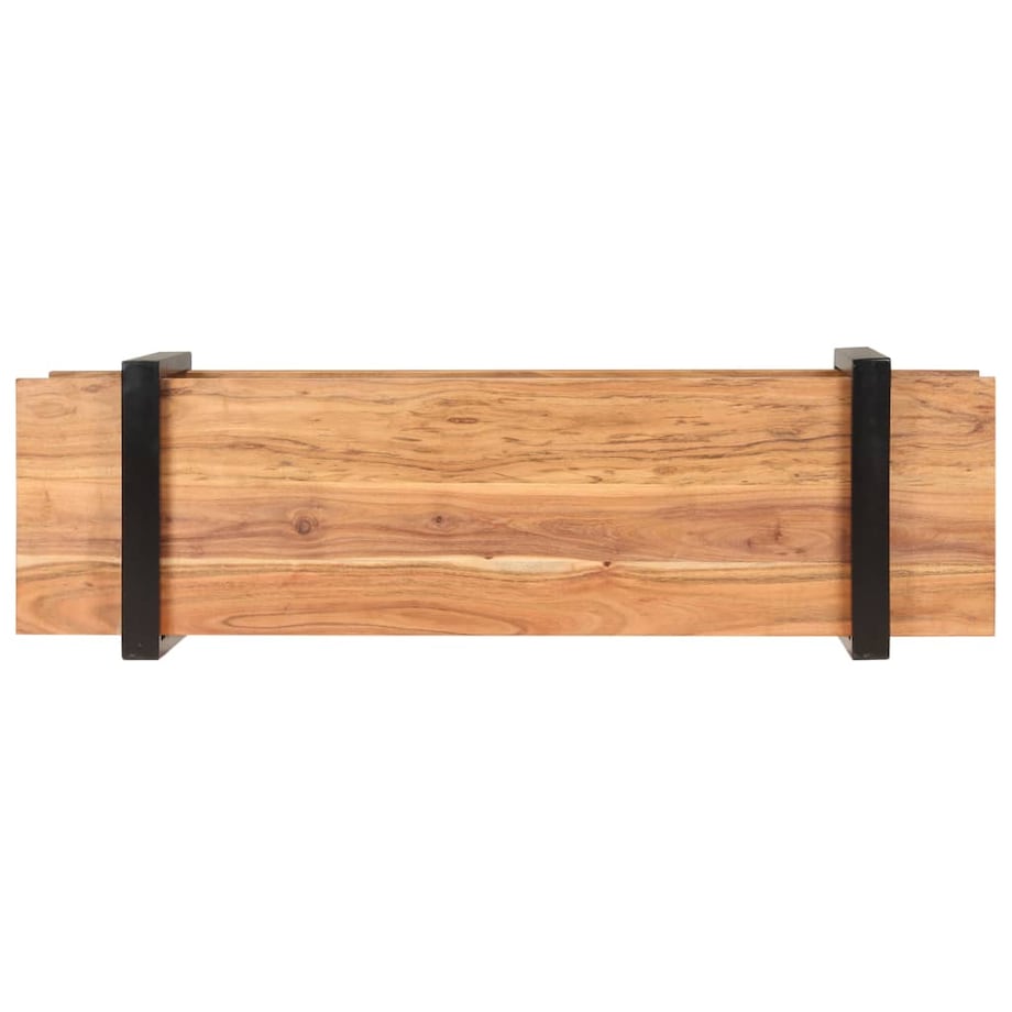 vidaXL Szafka pod TV, 130 x 40 x 40 cm, lite drewno akacjowe