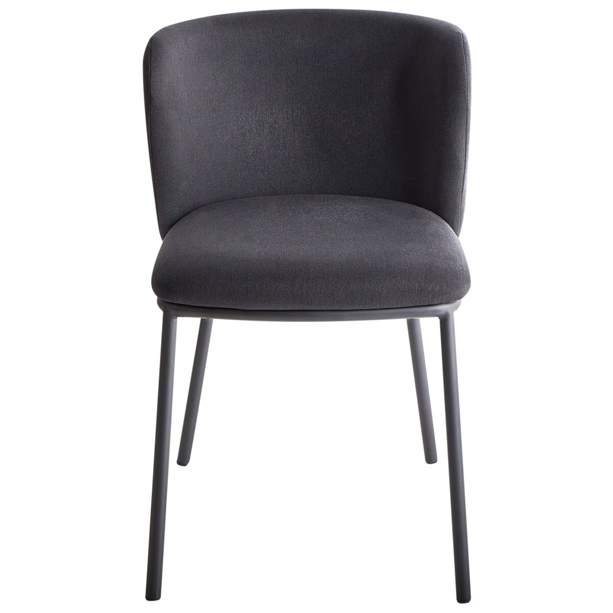 Zestaw 2 krzeseł do jadalni MINA Czarny