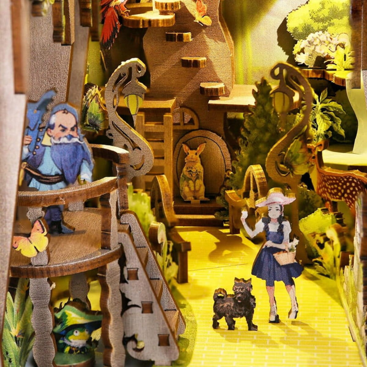 Miniaturowy domek Book Nook - Czarnoksiężnik z Krainy OZ