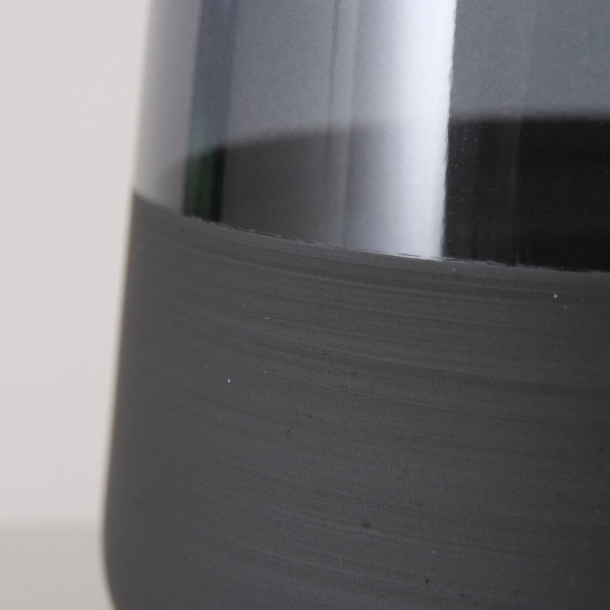 Szklanka do wody lub drinków MOLUNA, czarne szkło, 380 ml