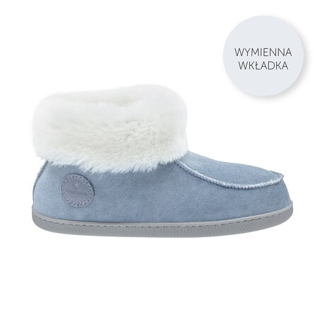 KAPCIE DAMSKIE PEPPIN POPIELATO-BIAŁE 39