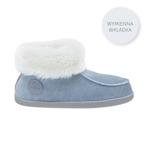 KAPCIE DAMSKIE PEPPIN POPIELATO-BIAŁE 39
