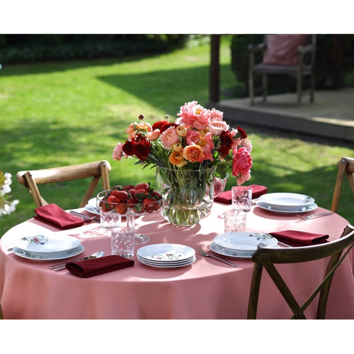 Zestaw talerzy dla 6 osób 18 el. Yvette Kwiatowe Opowieści G762