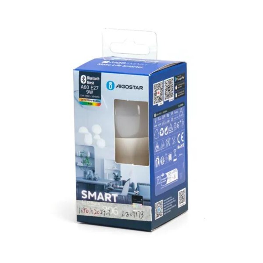 bluetooth mesh a60 e27 9w, rgb+cct