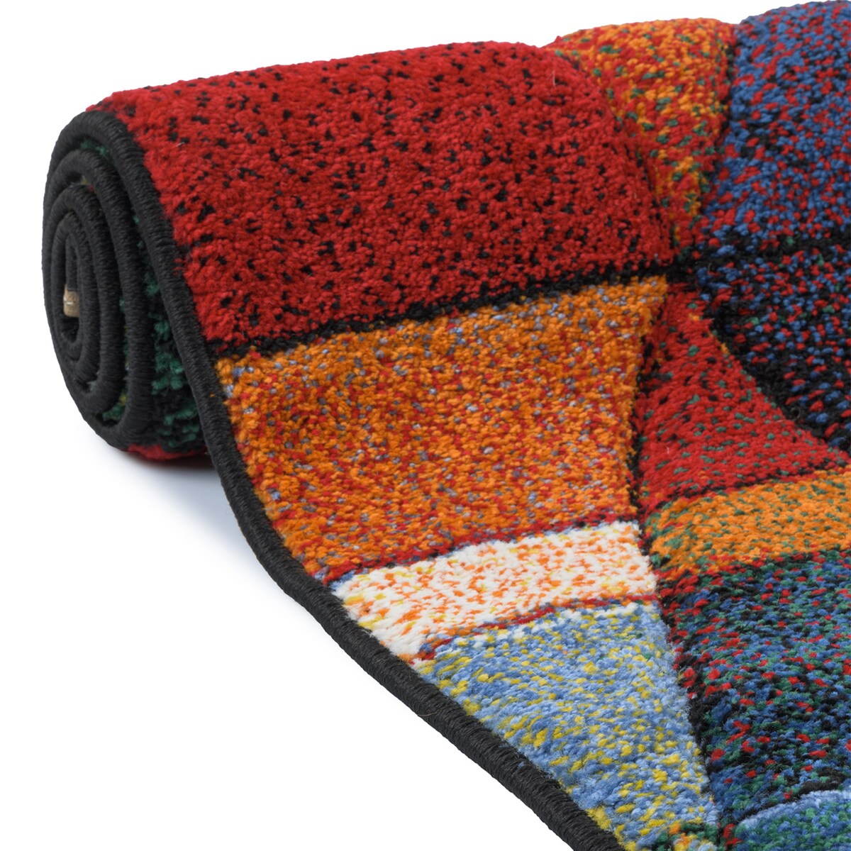 Dywan Zefir 160x230 cm e-floor OEKO-TEX geometryczny wielokolorowy