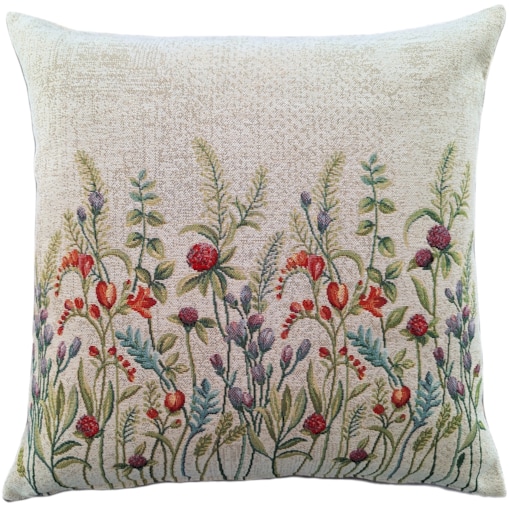 Poszewka Na Poduszkę Jasiek 45X45 Cm Żakardowa Dekoracyjna Ozobna Ogród