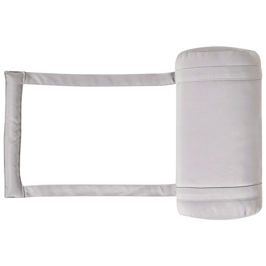 Leżak ogrodowy z poduszką JAVA PREMIUM Drewno akacjowe Jasnoszary