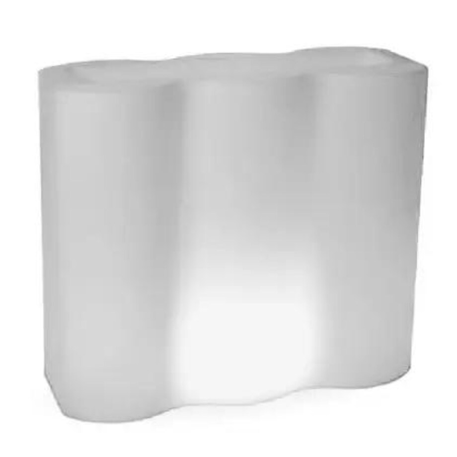 Solarna donica podświetlana Palmera LUMPA080SSNW King Home IP65 biała