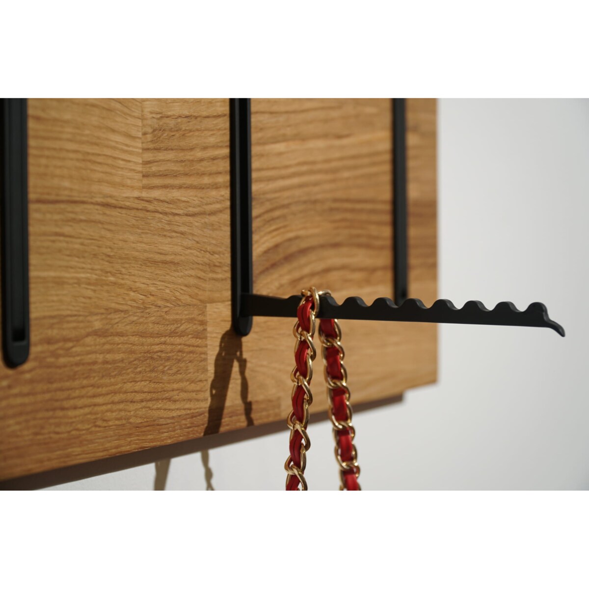 Wieszak na Ubrania Dębowy 25x100cm dębowy