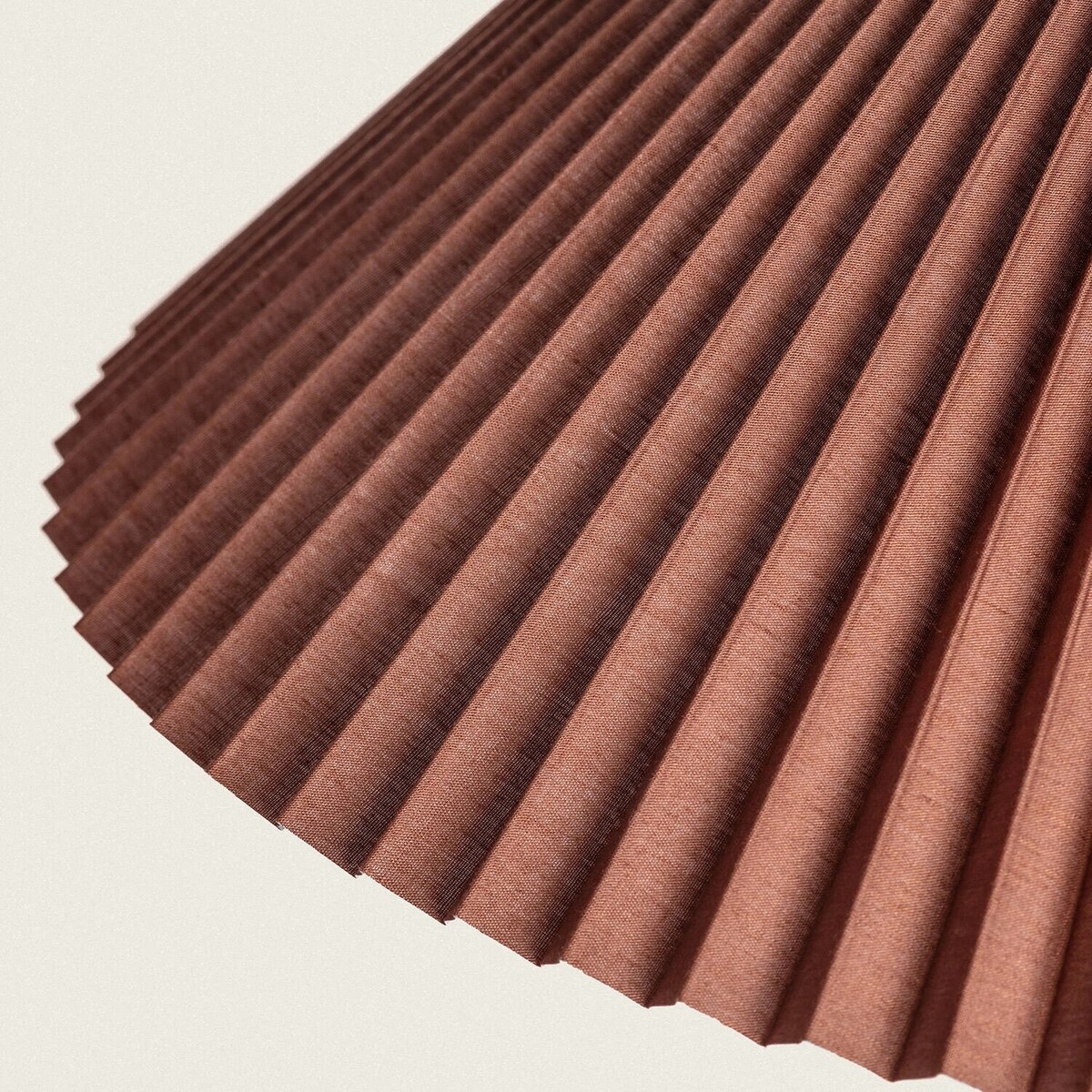 Lampa wisząca czekoladowa Plisse Ø47 cm