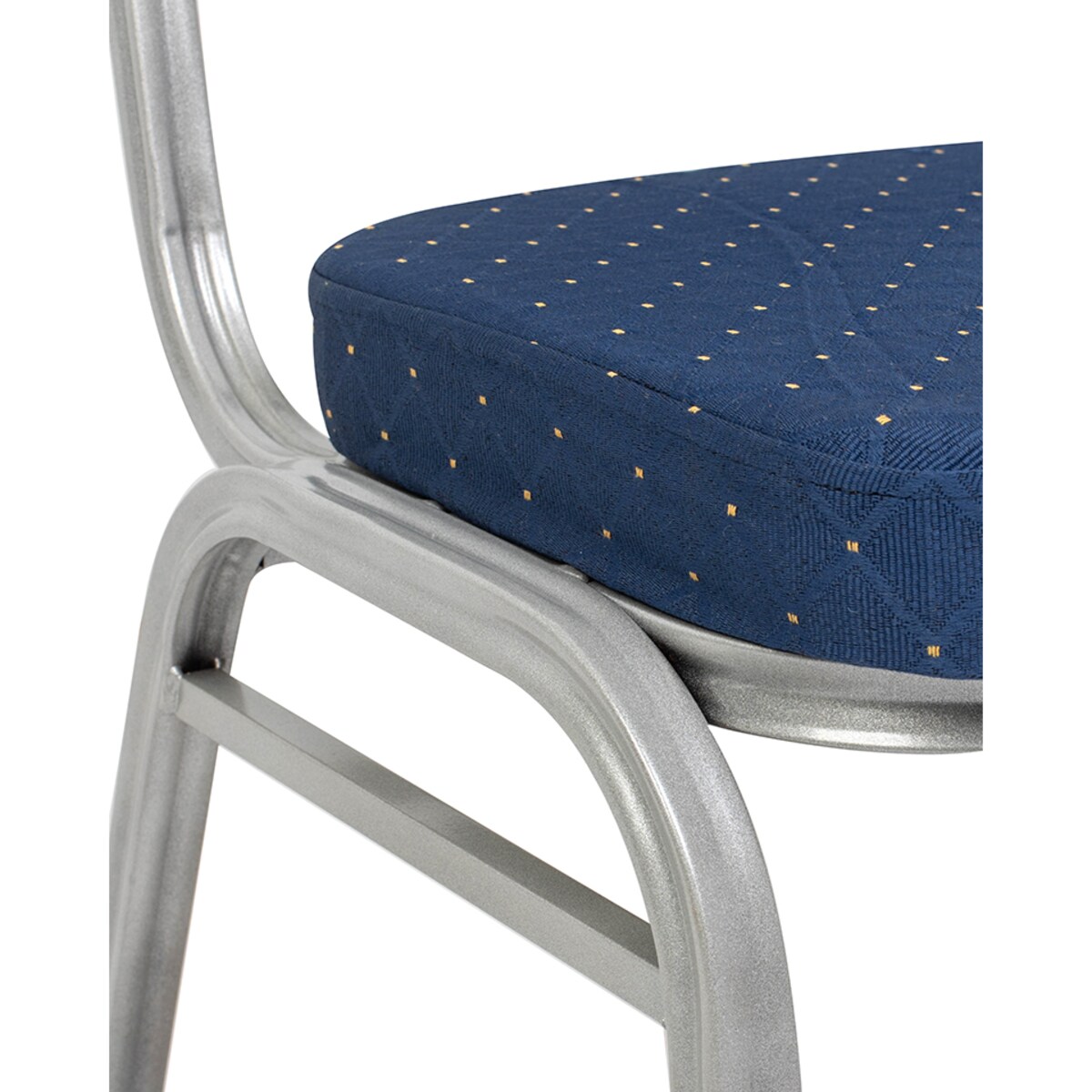 Krzesło bankietowe ARES niebieskie / srebrne