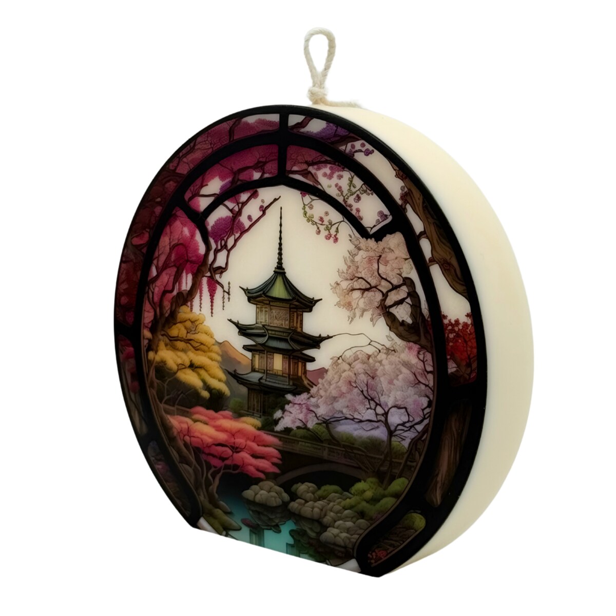 Świeca Sojowa na Prezent Świeczka Ozdobna Bezzapachowa Dekoracyjna Japonia