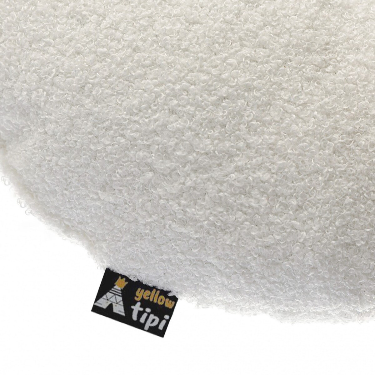 Poduszka Candy Dot, biały, 37 cm, Boucle