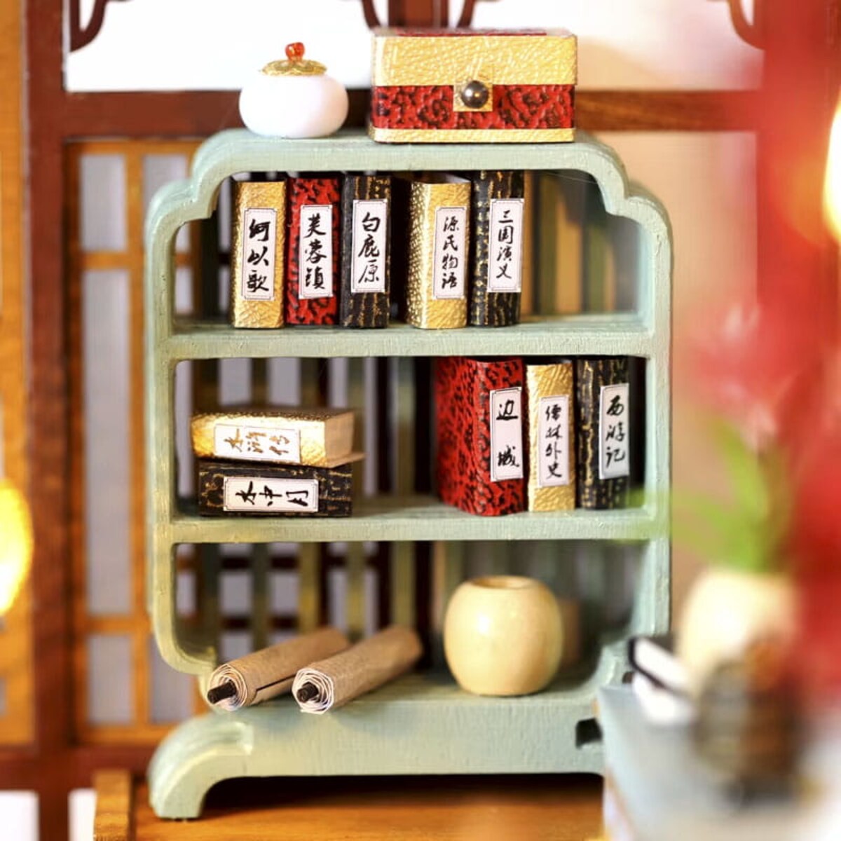 Miniaturowy domek - Mistyczna kaligrafia