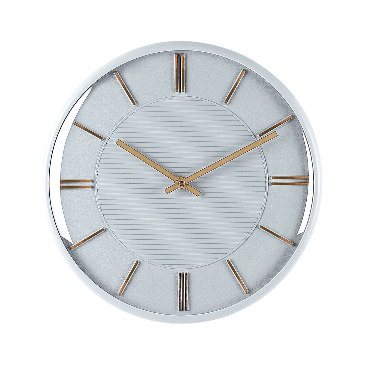 Zegar ścienny ø 34 cm szary DAROCA