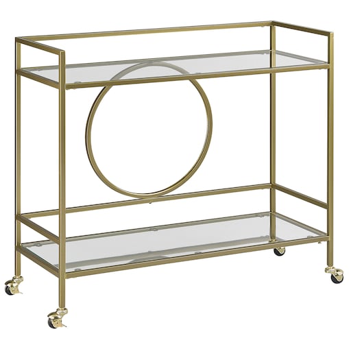 Wózek kuchenny KERRY Metal Złoty