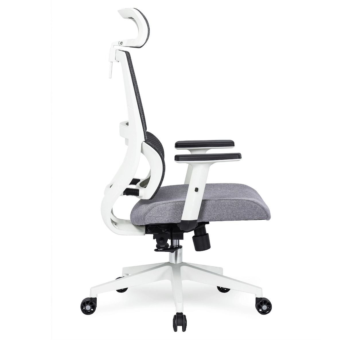 Fotel gamingowy obrotowy ergonomiczny regulowany do biurka czarny NICKI
