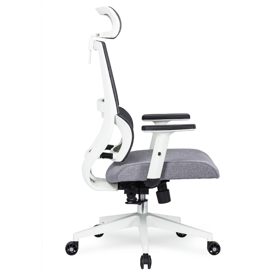 Fotel gamingowy obrotowy ergonomiczny regulowany do biurka czarny NICKI