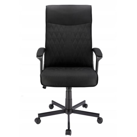 Fotel biurowy COMFORT pikowany czarny
