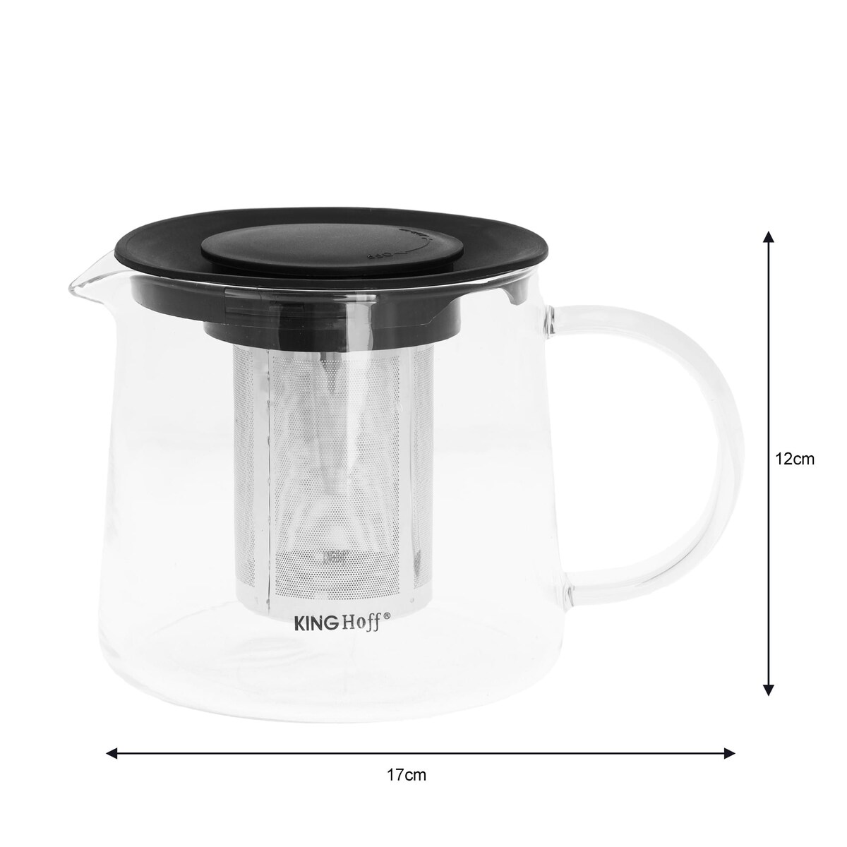 Dzbanek zaparzacz do herbaty kawy 1.0L KINGHOFF