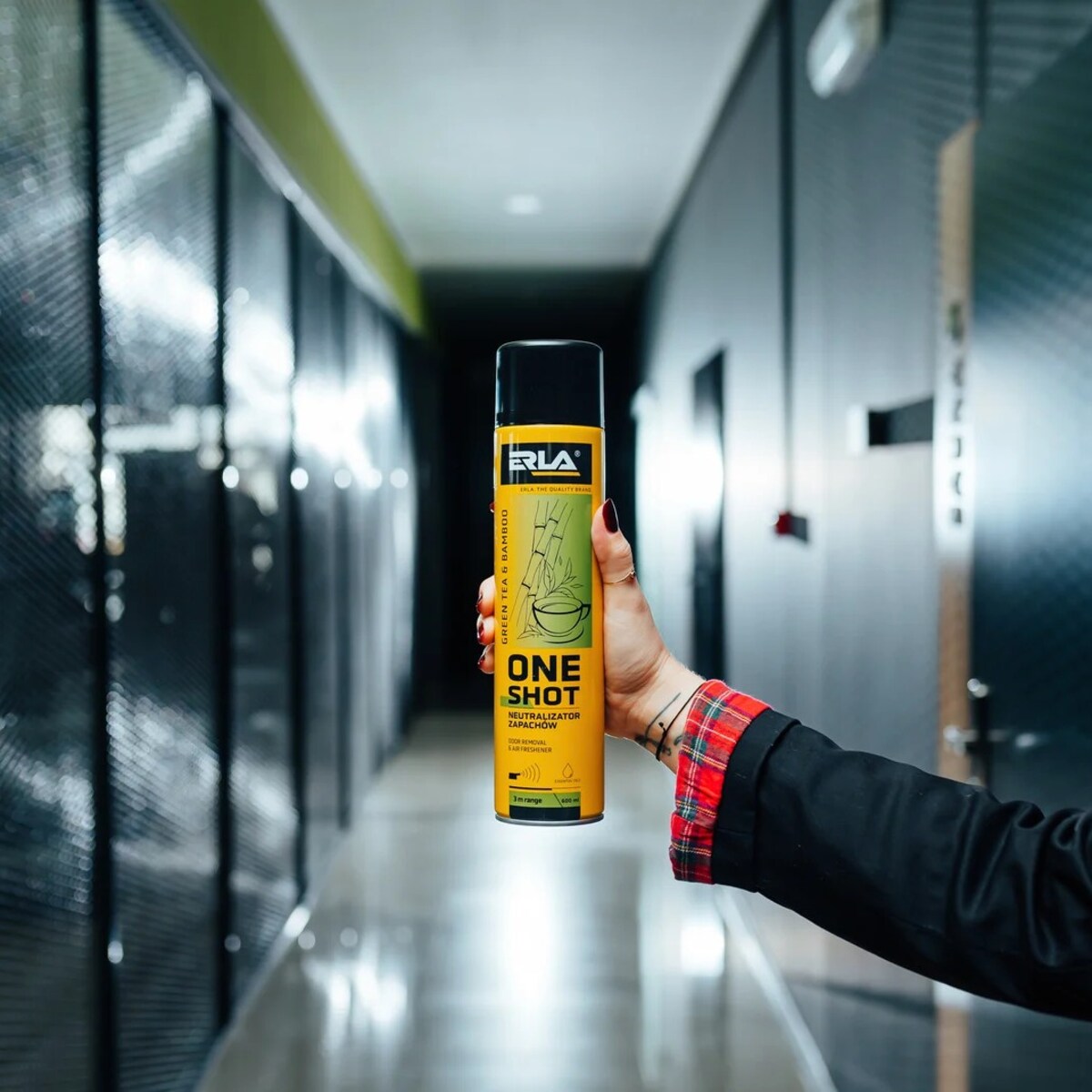 neutralizator zapachu erla one shot green tea &bamboo 600ml