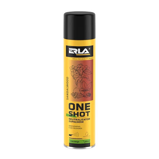 neutralizator zapachu erla one shot sandalwood 600ml