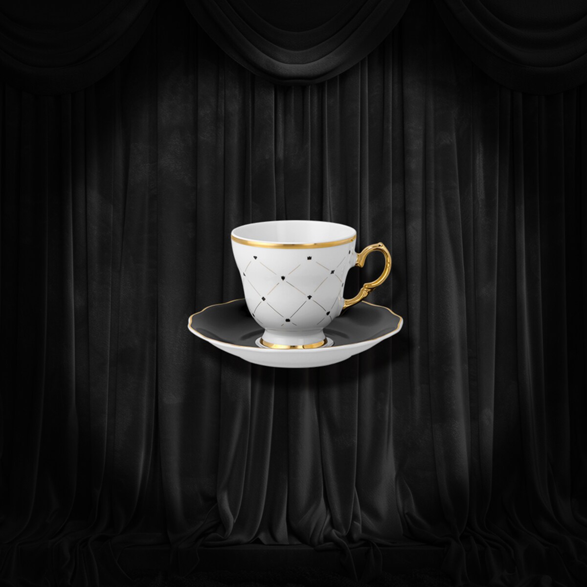 Filiżanka 170 ml Alaska Circus Black G910