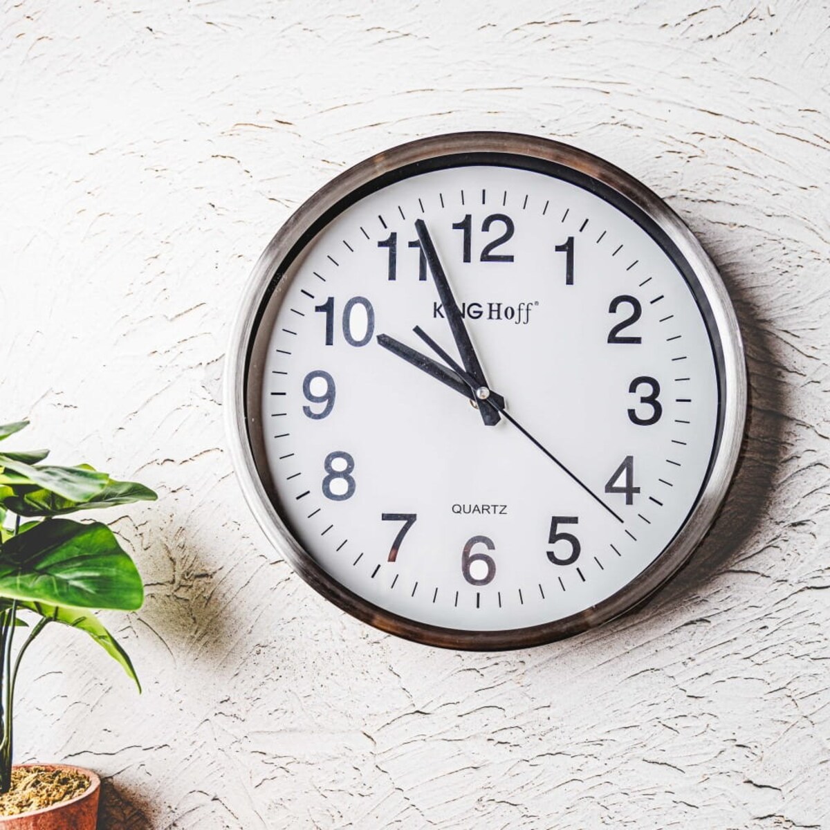 Zegar ścienny 30cm KINGHOFF