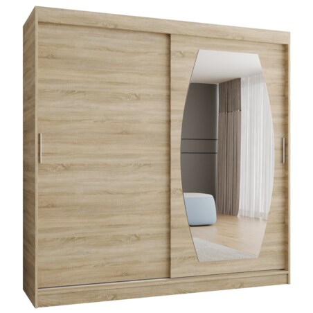 Szafa przesuwna ROSSA 200 sonoma