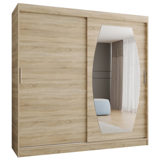 Szafa przesuwna ROSSA 200 sonoma