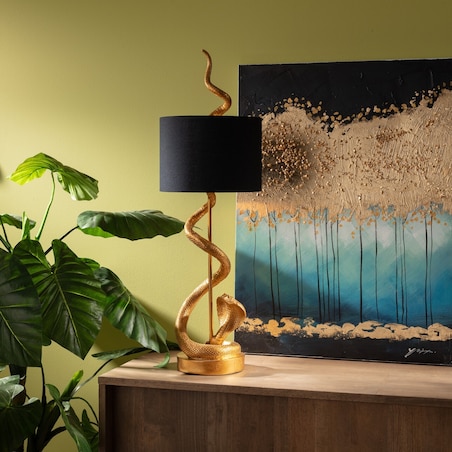 Lampa stołowa Cobra 80cm, 25 x 25 x 80 cm