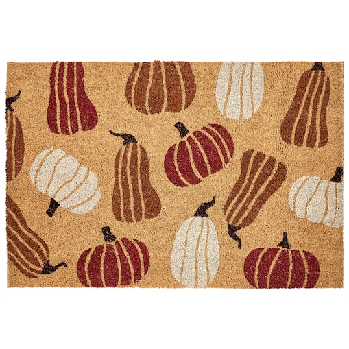Wycieraczka PANDIN Kolorowy 60 x 90 cm Dynia Włókno kokosowe