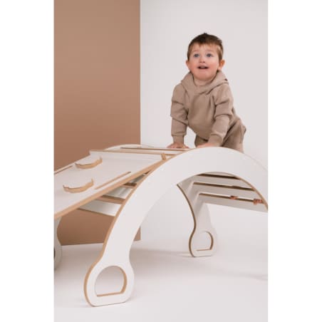 DUŻY bujak montessori + DUŻA zjeżdżalnia CHMURKI