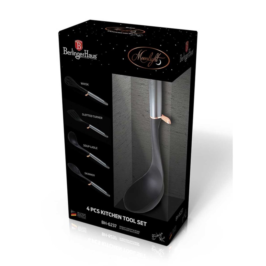 Zestaw przyborów kuchennych 7 elementów BERLINGER HAUS Moonlight