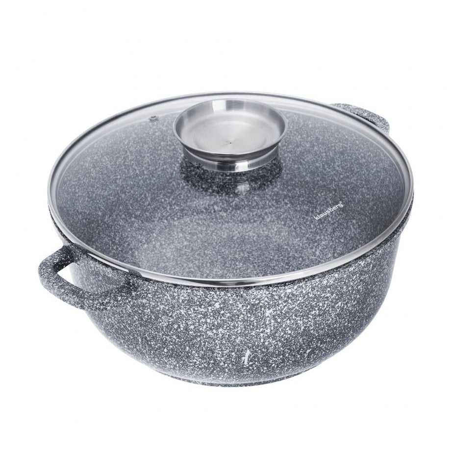 Klausberg garnek z powłoką marmurową 5.6l 26cm KB7523
