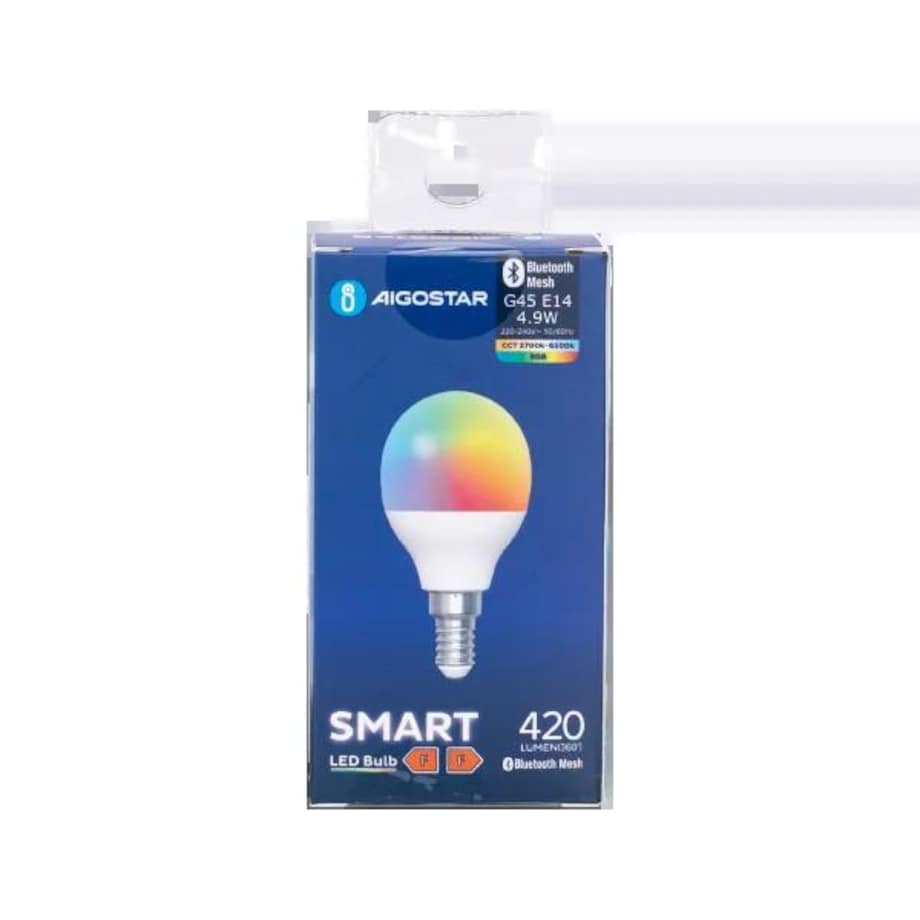 bluetooth mesh g45 e14 4,9w rgb+cct